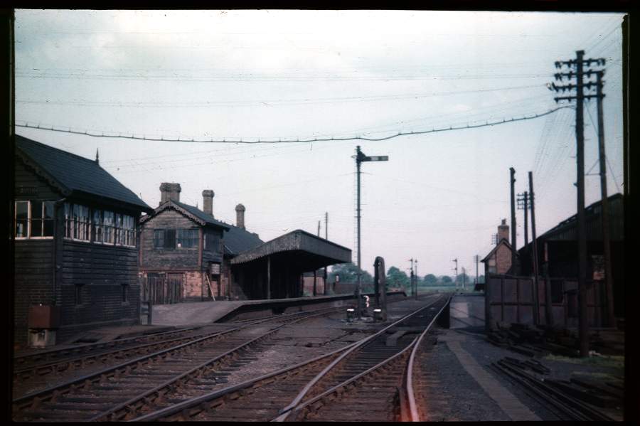 Stratford-on-Avon Station from West 1956