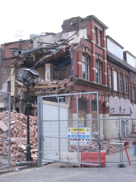 15 Lower Severn Street after demolition