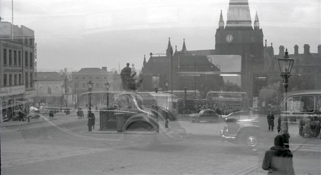 Bull Ring (double exposure)