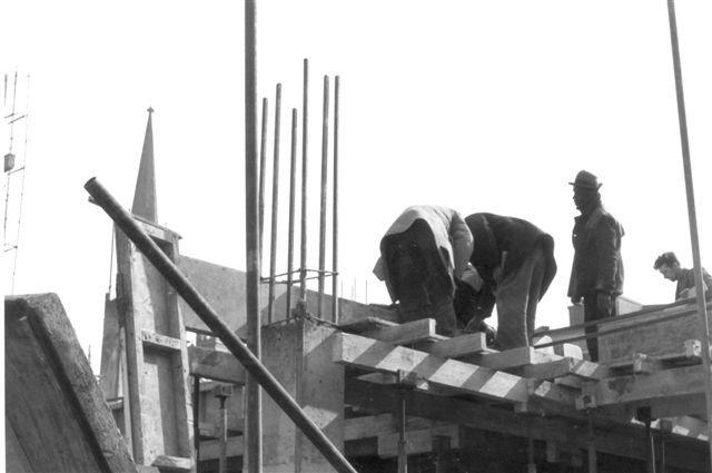 Workers near the Bull Ring
