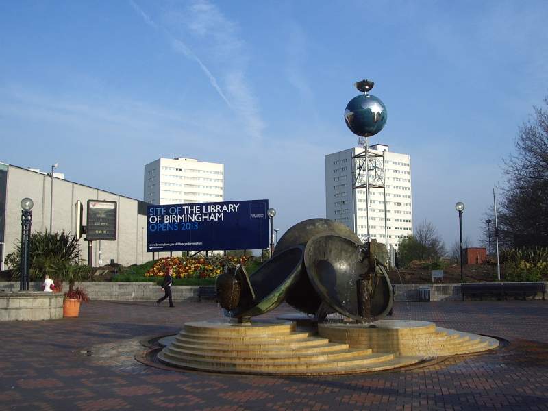 Site of Library of Birmingham