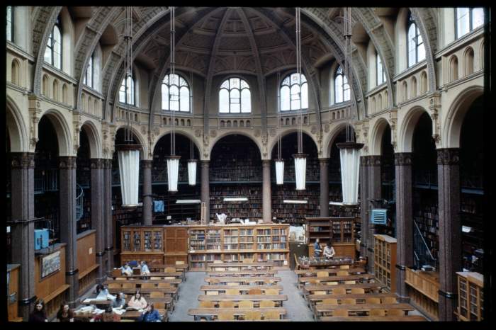 Library interior towards Edmund Street