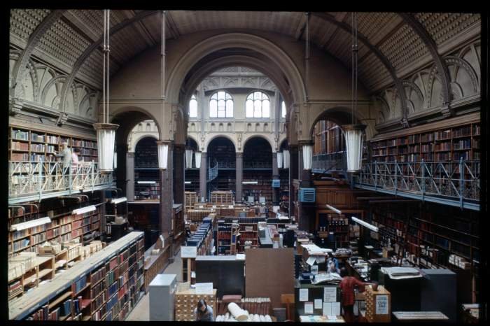 View towards reading room