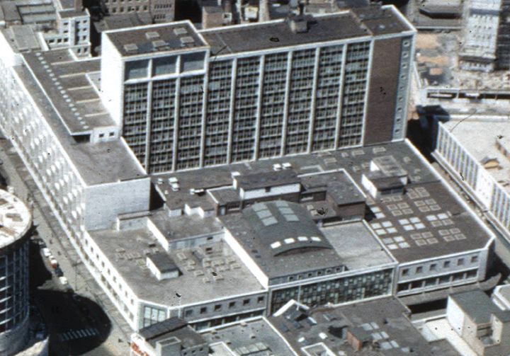 Big Top site, aerial view, early 1963