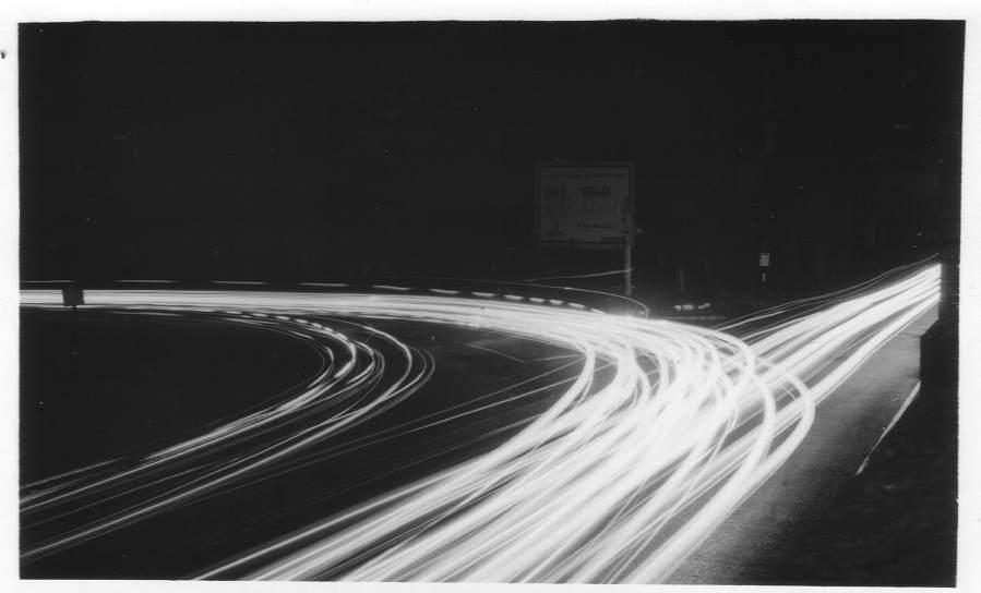 Herefor Road near Lebdury Station by night