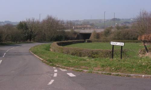 Manor Lane junction with Old Birmingham Road