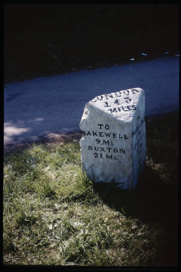 Milepost, Matlock Bath