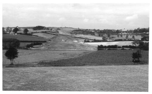 Roadworks for M5 near Lydiate Ash 1963