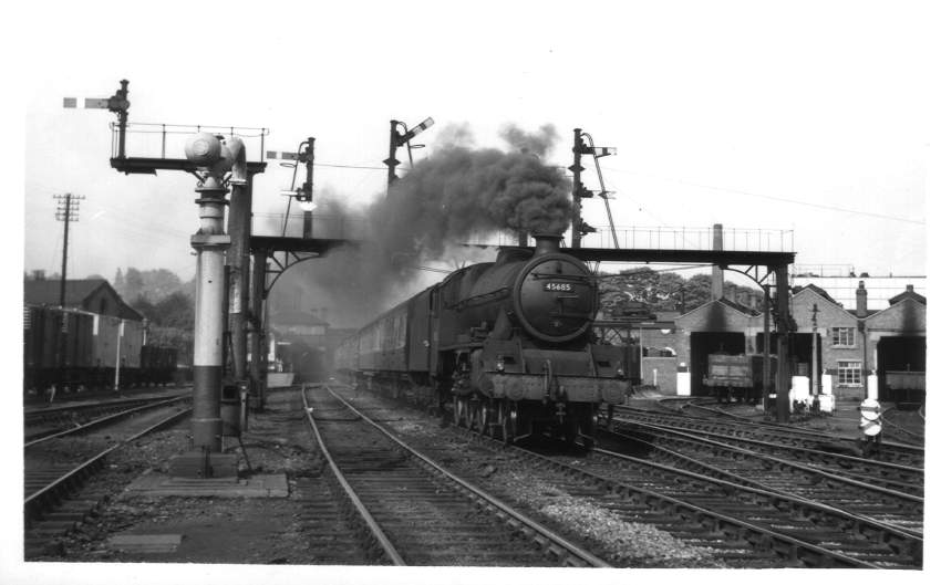 45685 near Bromsgrove Station 1954