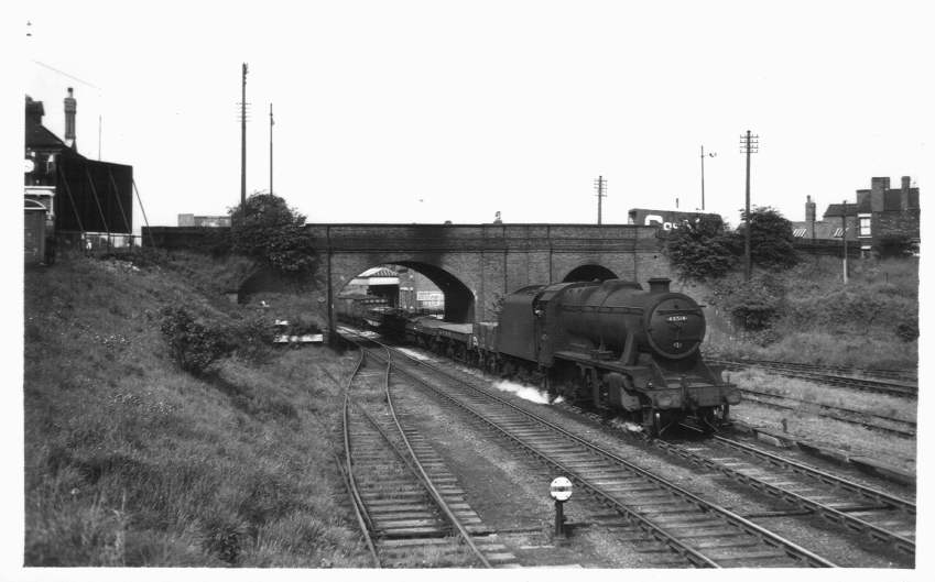 48514 3A near Brownhills Station 1955
