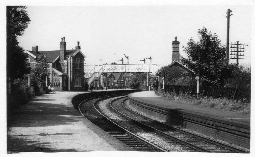 Branch Platform Barnt Green Station 1961
