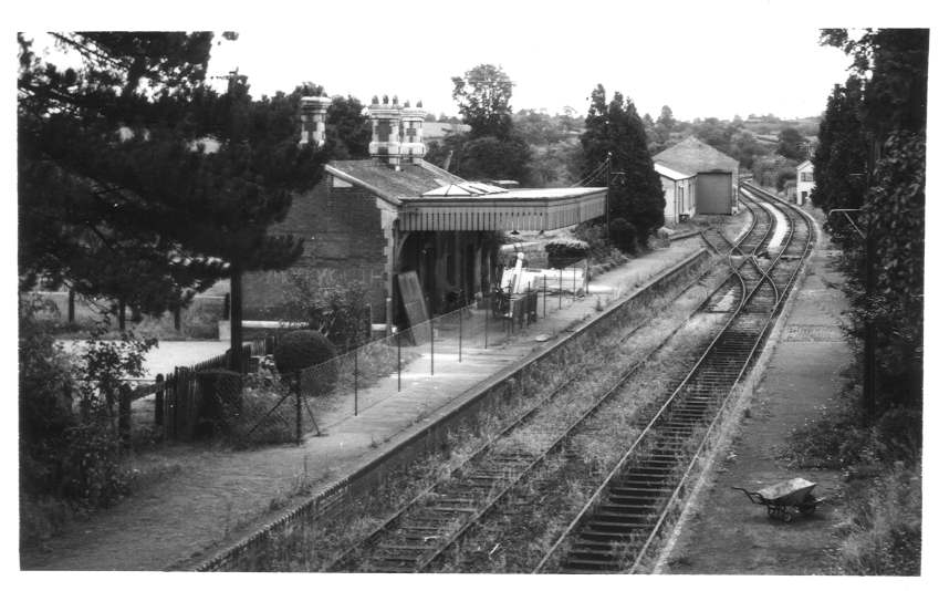 Dymock Station from road bridge