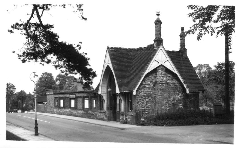 Exterior of Hampton-in-Arden Station 1955