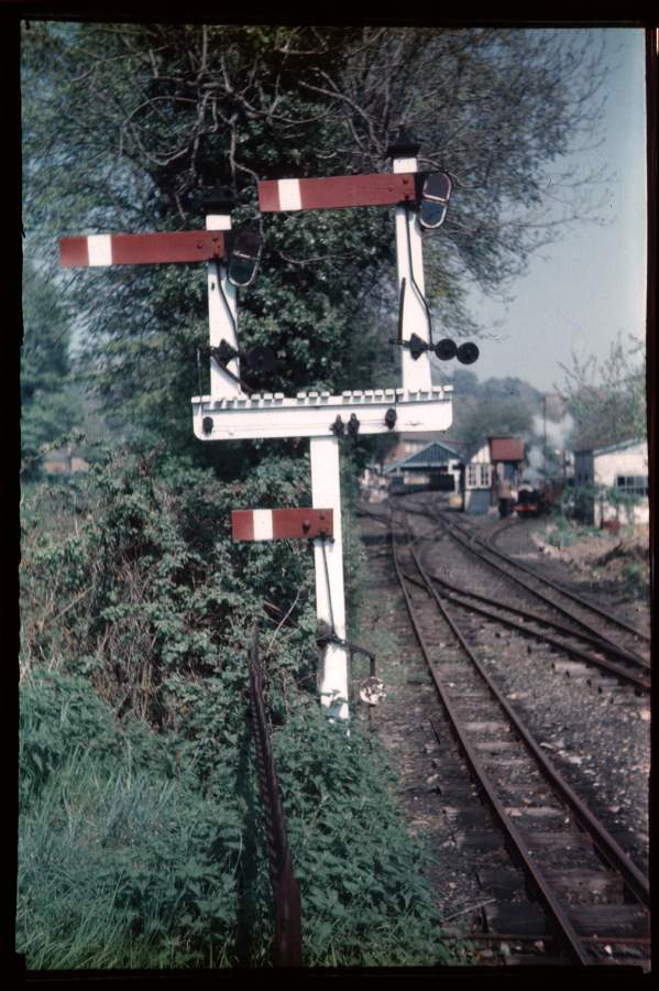 Gantry near Hythe 1956