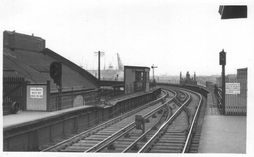 North end of Alexandra Dock Station