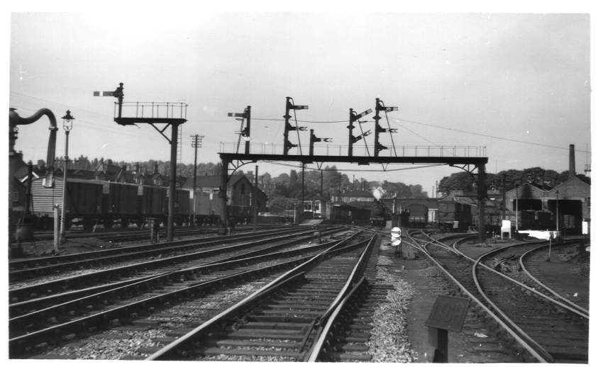 South end of Bromsgrove Station 1954