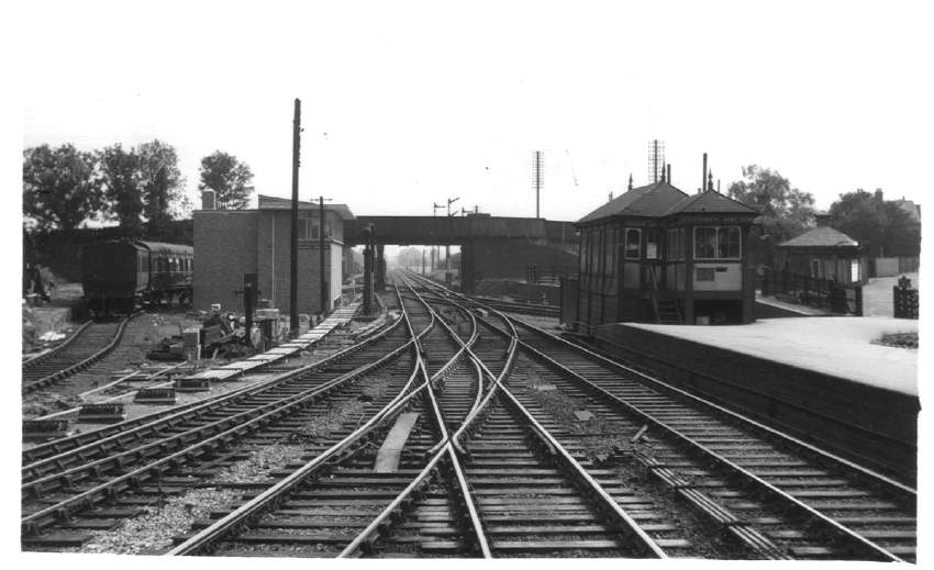 South end of Ashchurch Station 1957