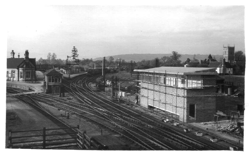 South end of Ashchurch Station 1957