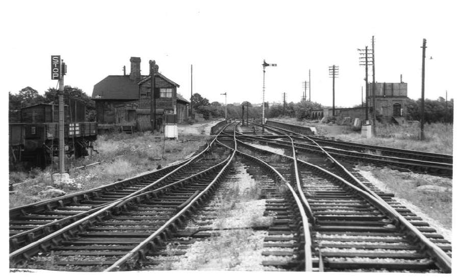 Stratford-on-Avon (SMJ) Station from west 1962