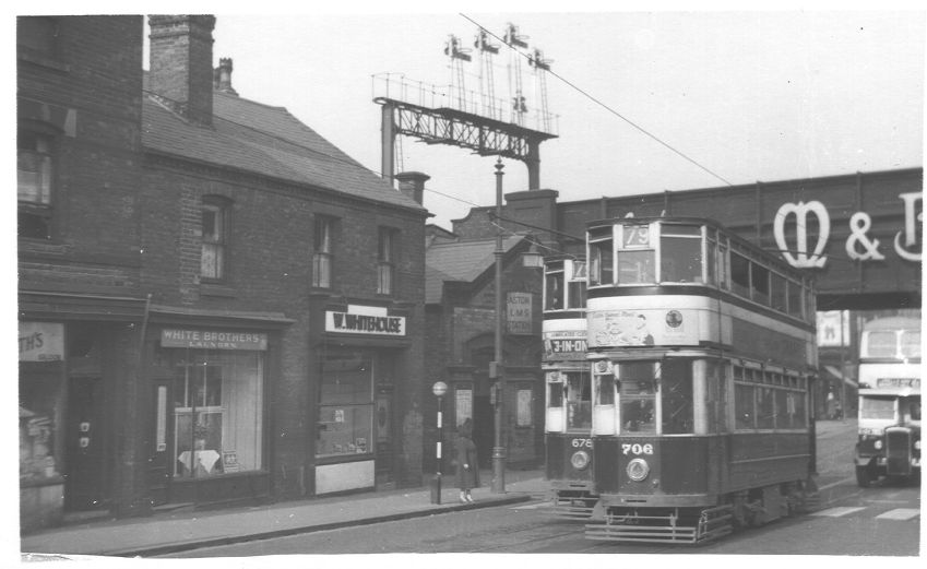 Tram 678 and 706 Near Aston Station