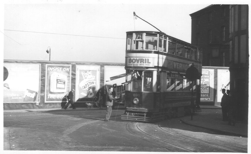 Tram 698 Carrs Lane Moor St